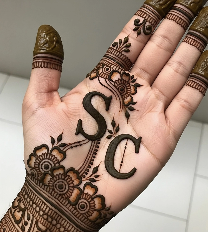 c mehndi design