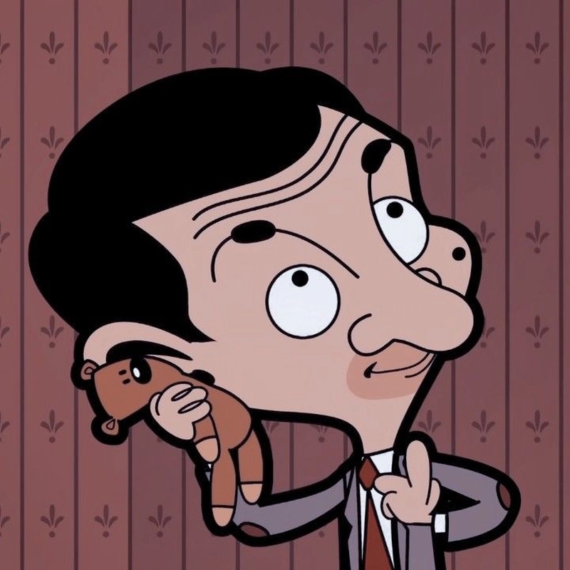 cartoon mr bean photo