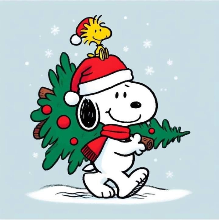 christmas snoopy pfp