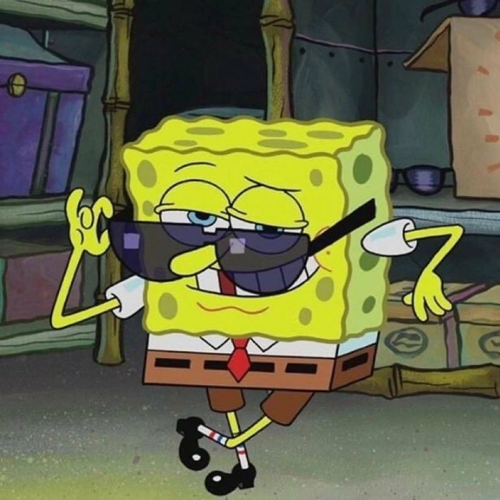 cool Spongebob mood dp