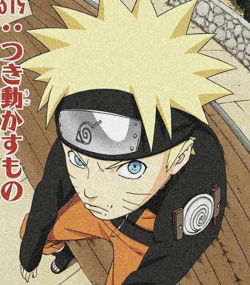 cool naruto dp with powerful ninja aura