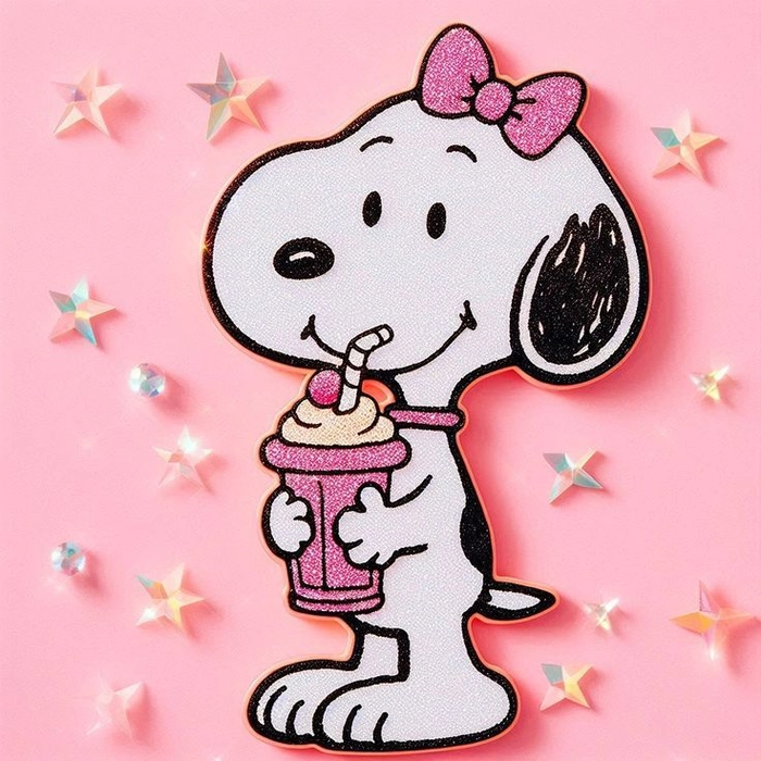 coquette snoopy pfp