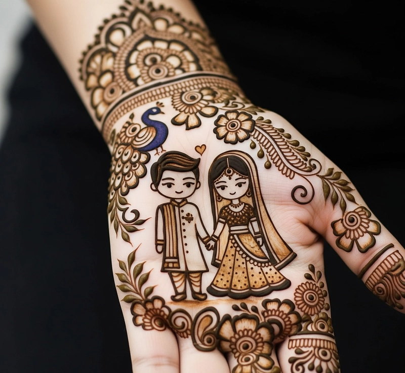 couple entry for mehendi