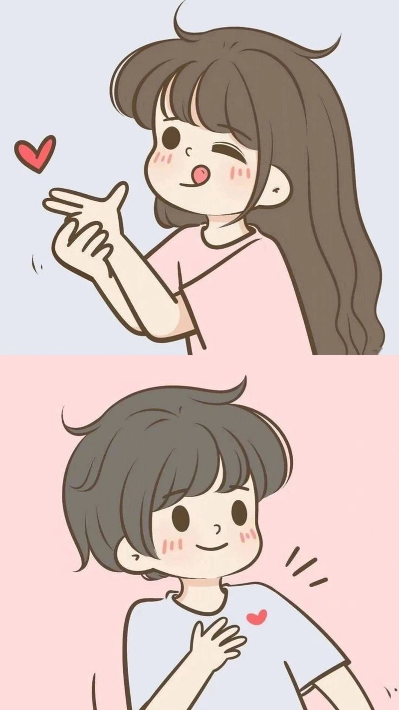 couple pic cartoon dp for instagram
