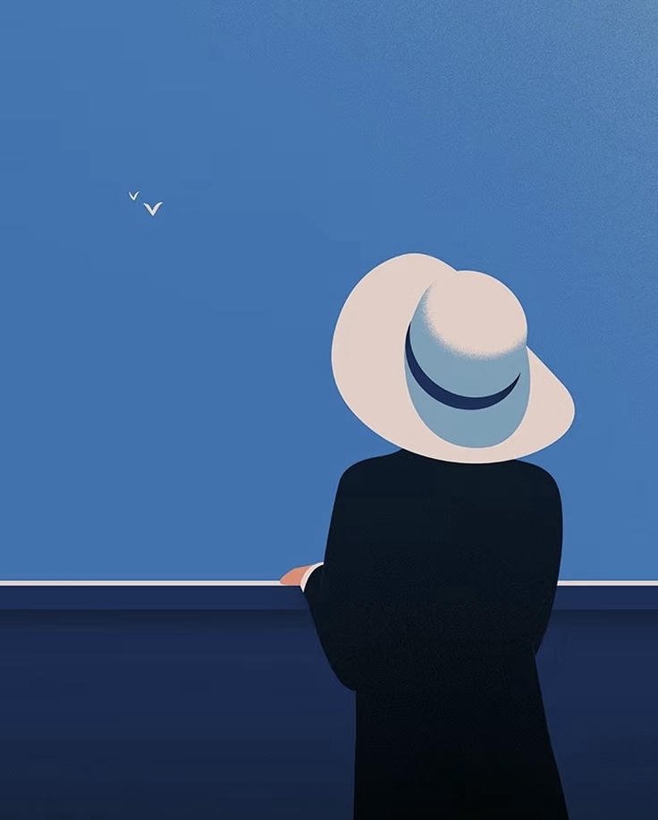 creative blue dp photos with modern atmospheric look
