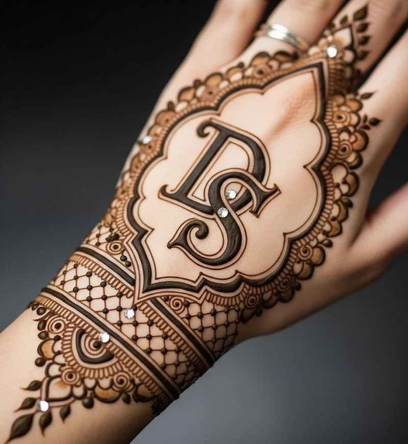 d and s mehndi design