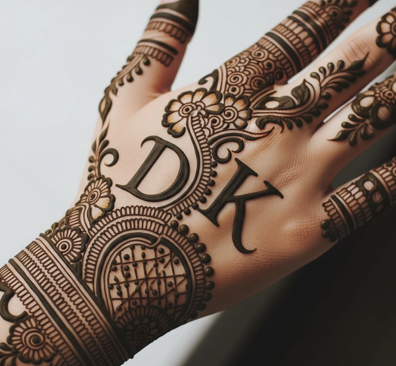 d k mehndi design