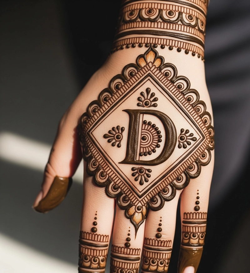 d mehndi design pic