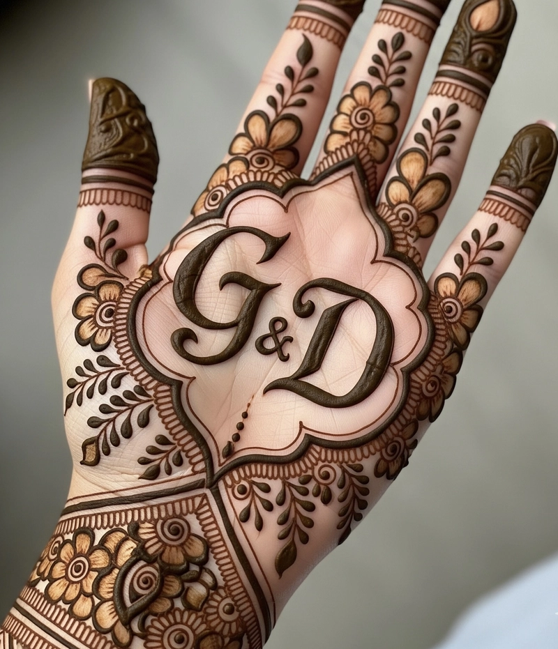 d mehndi design tattoo photo