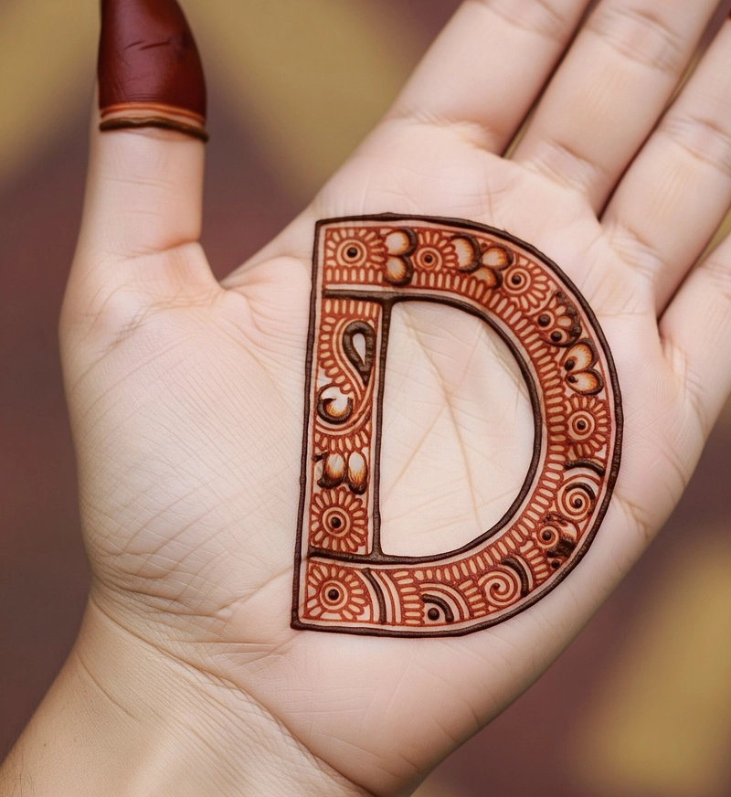 d naam ki mehndi designs