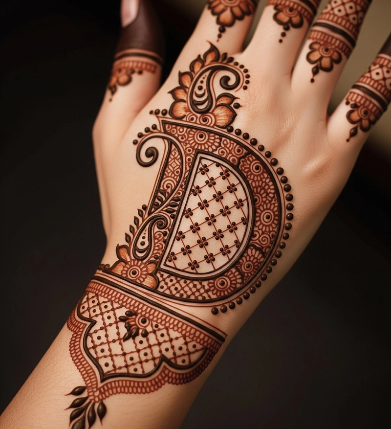 d name ki mehandi