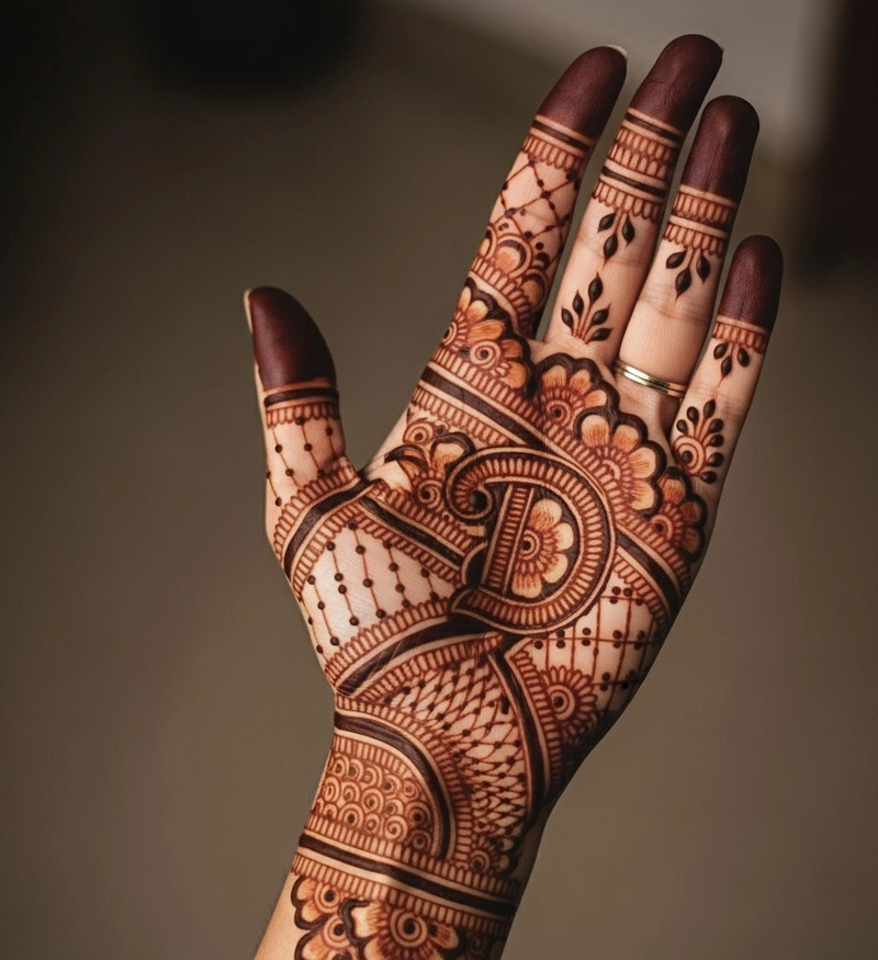 d name ki mehndi pic