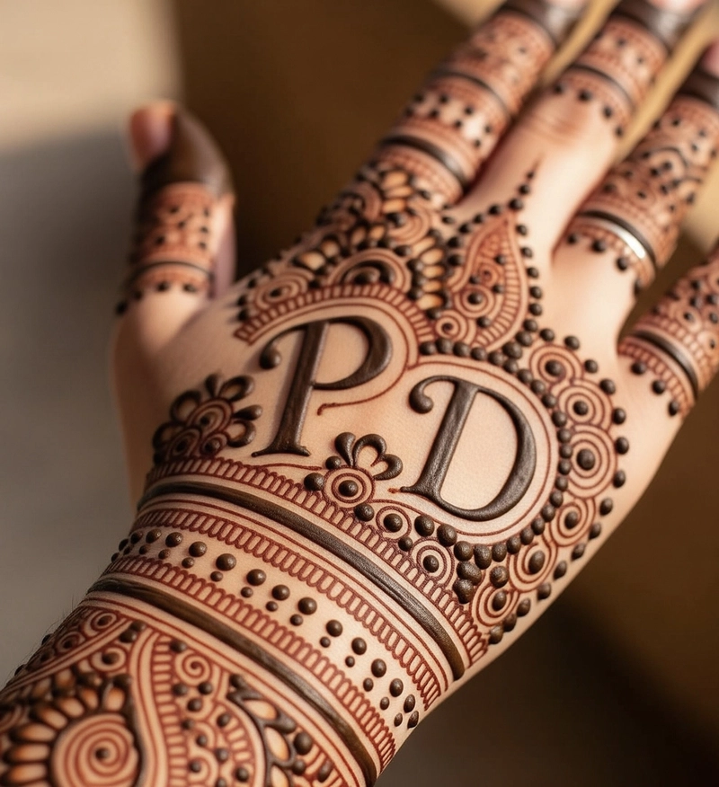 d p mehndi design