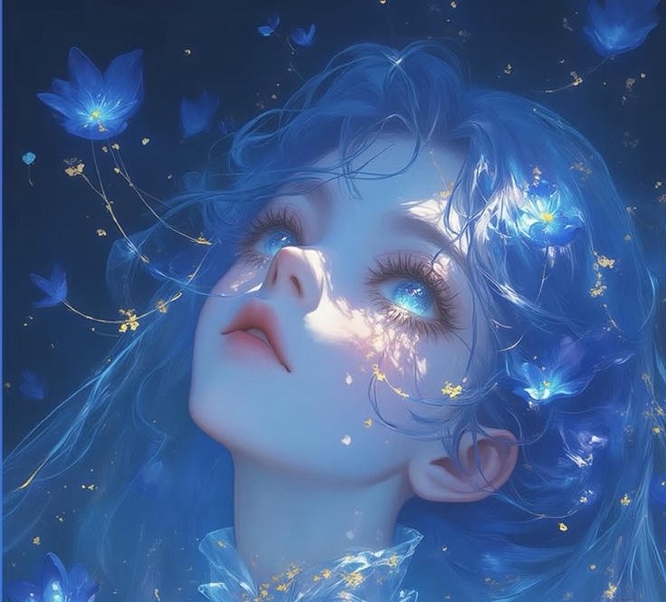 deep blue mood images for dp with artistic feel