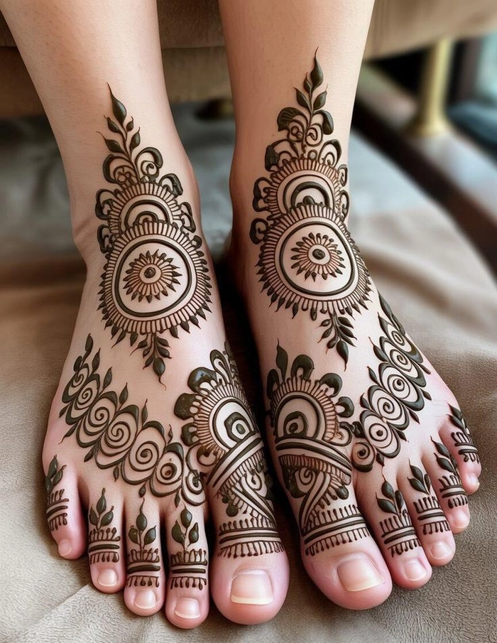 design mehndi pair ka