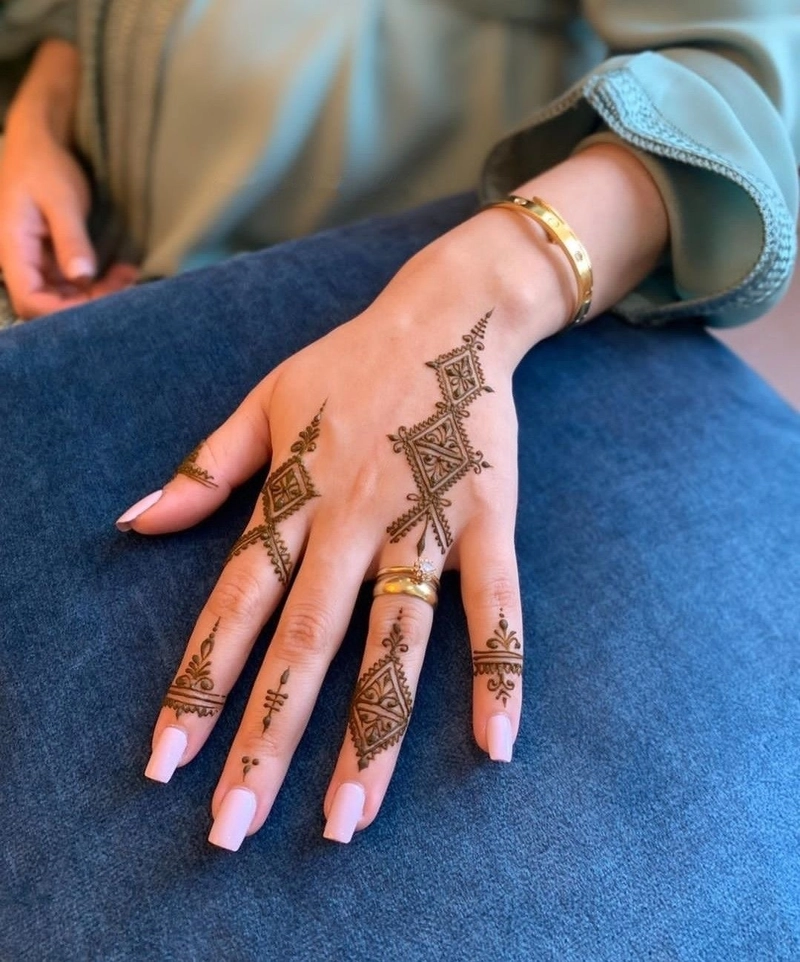 design moroccan henna