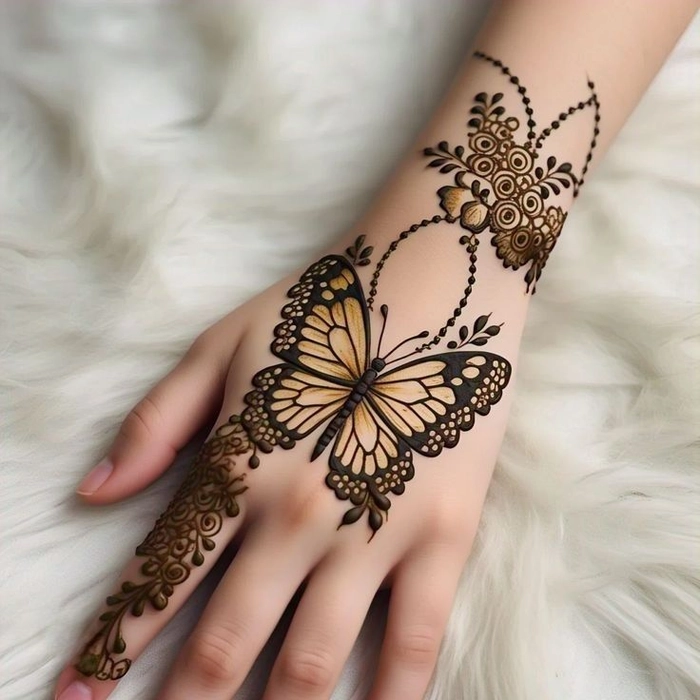 different types of mehndi design