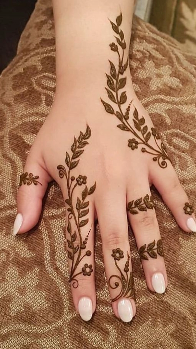 dubai pinterest khafif mehndi design