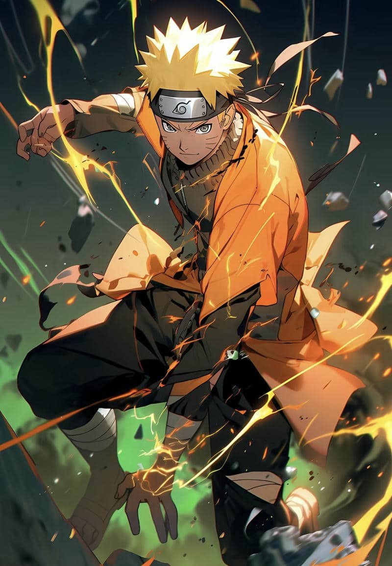 dynamic naruto shinobi dp highlighting bold ninja strength
