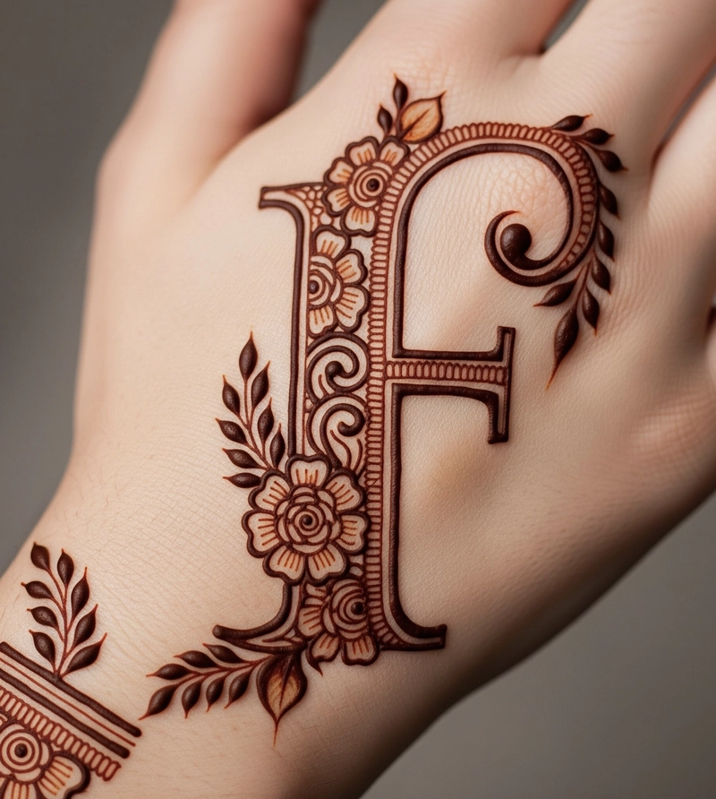 easy mehndi design f