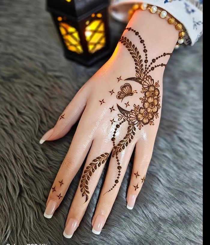 easy to make mehndi design