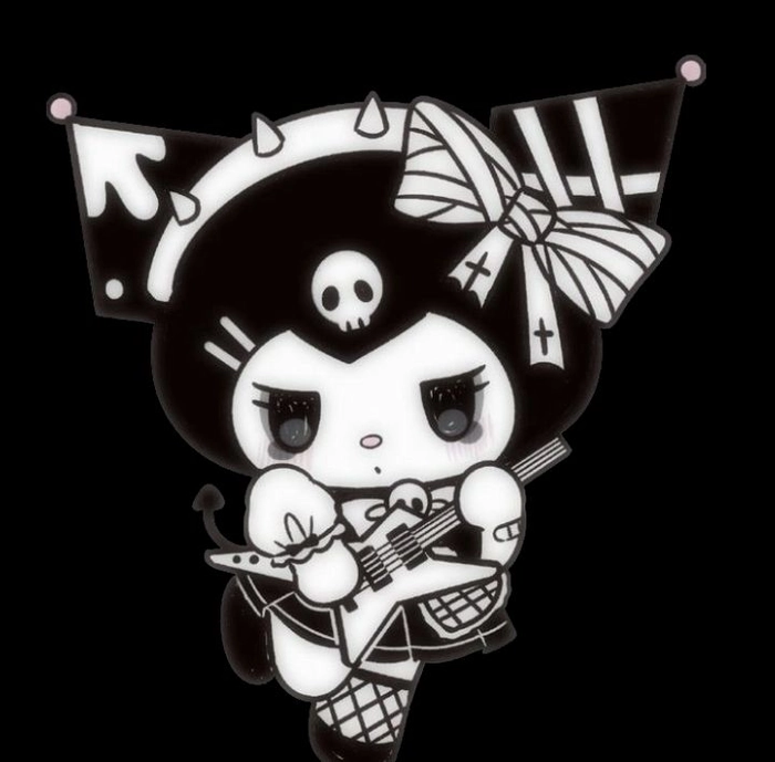 emo kuromi pfp