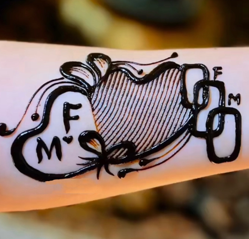 f m mehndi design