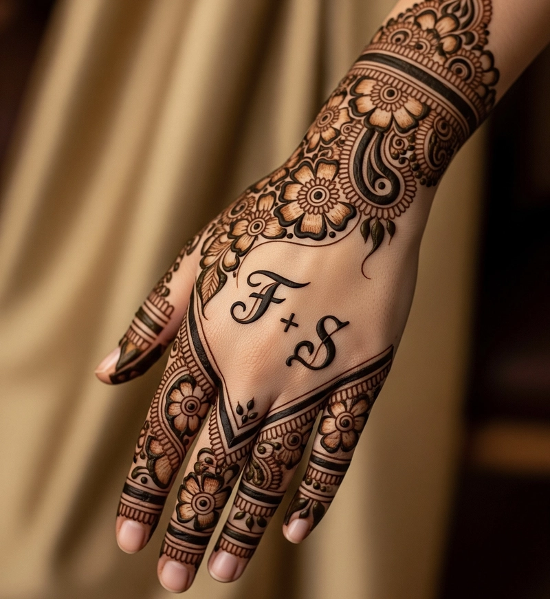 f s mehndi design
