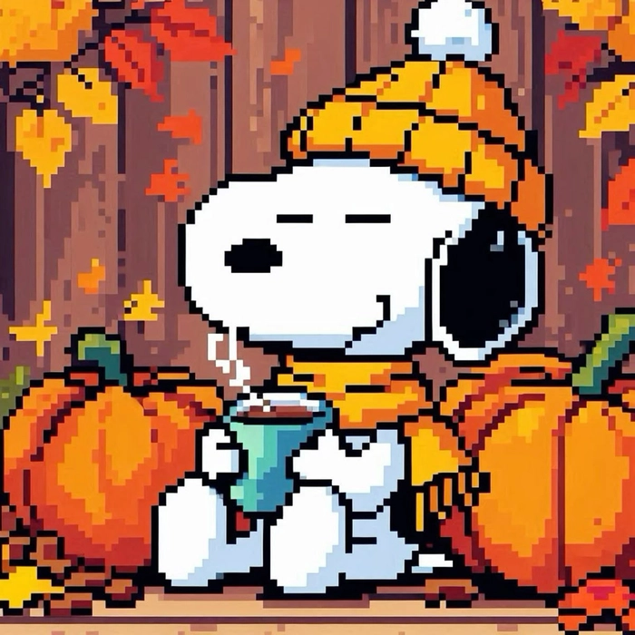 fall snoopy pfp
