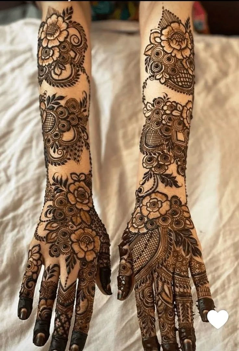 full khafif mehndi design