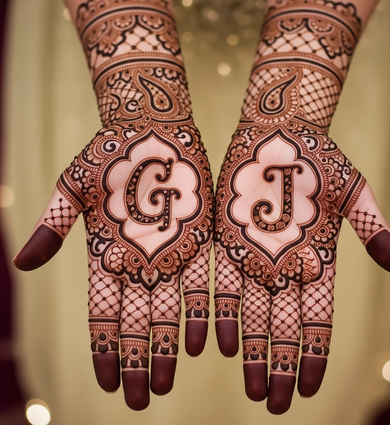 g j mehndi design