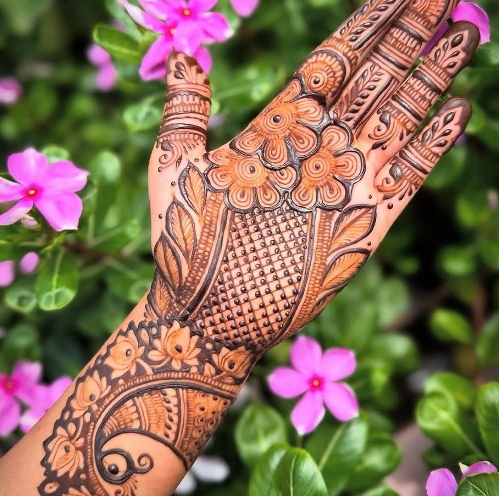 gol mehndi design photo easy and beautiful