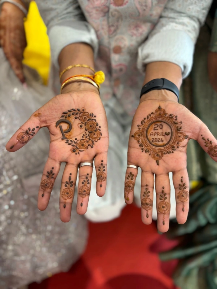 groom mehendi designs simple