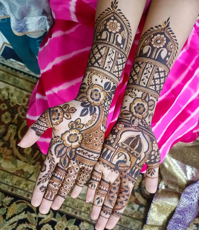 groom mehendi poses