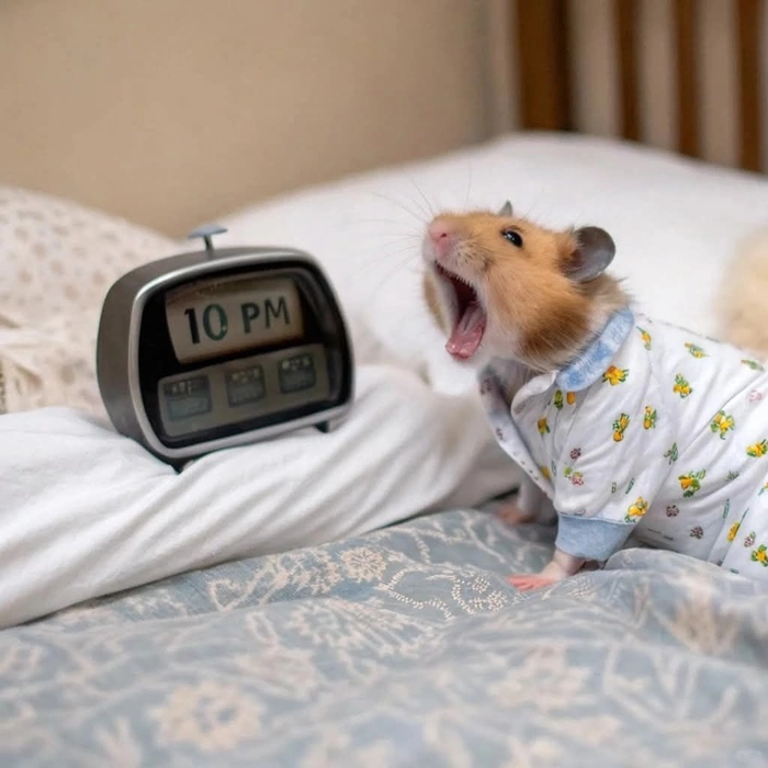 hamster wake up pfp
