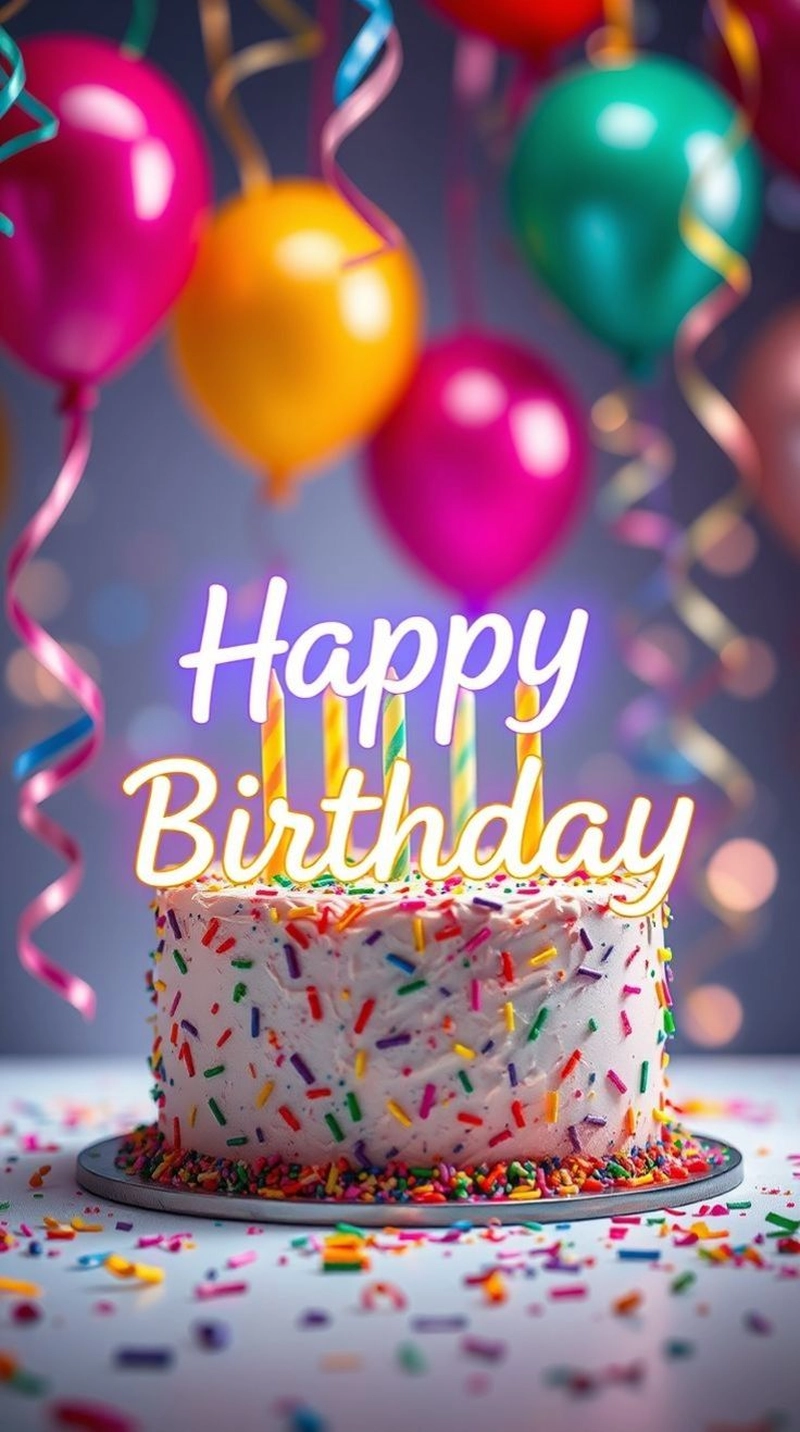 happy birthday cake dp