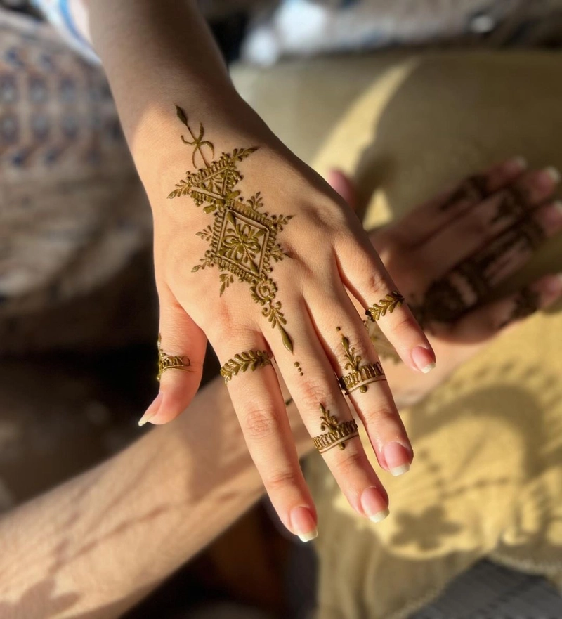 henna moroccan design