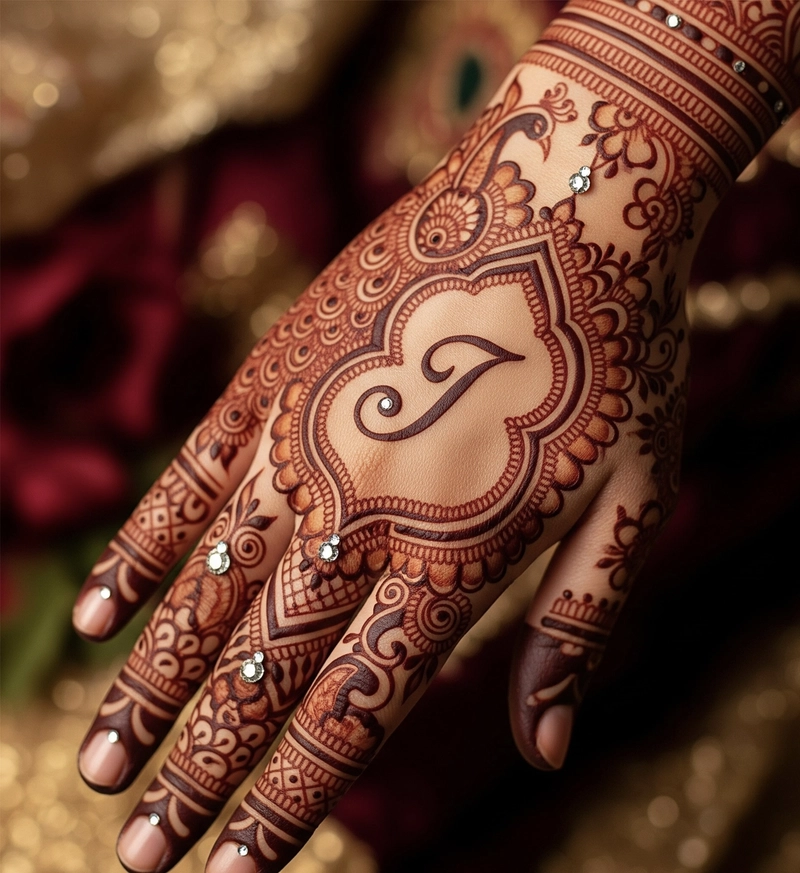 i mehndi design simple photo