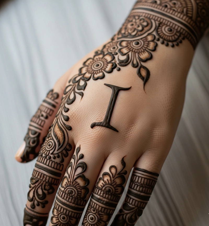 i mehndi design simple