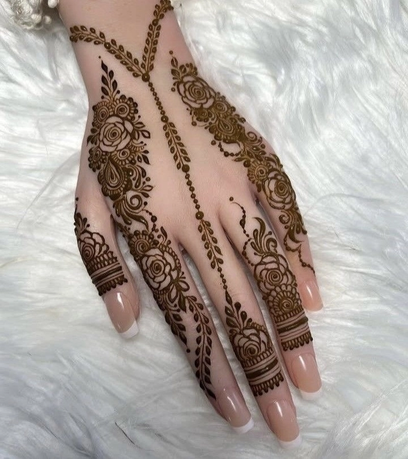 indian mehendi designs latest