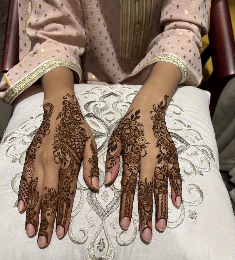 indian mehndi design bridal