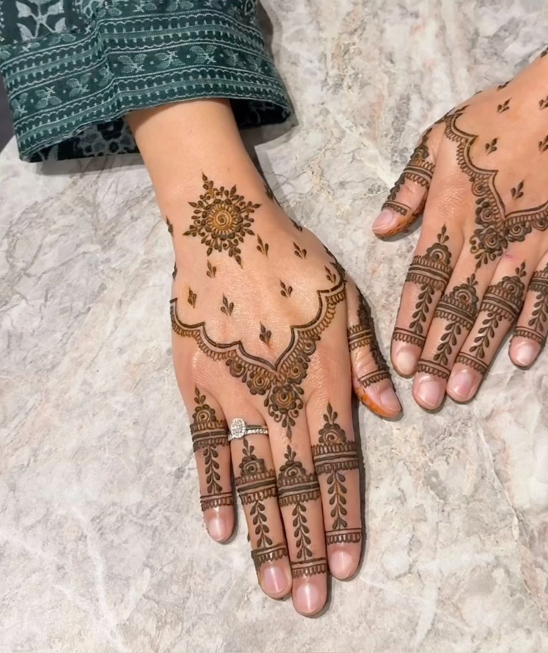 indian mehndi design photos