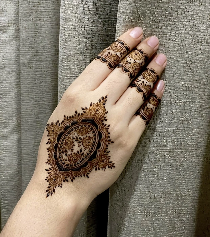 indian mehndi designs for back hands