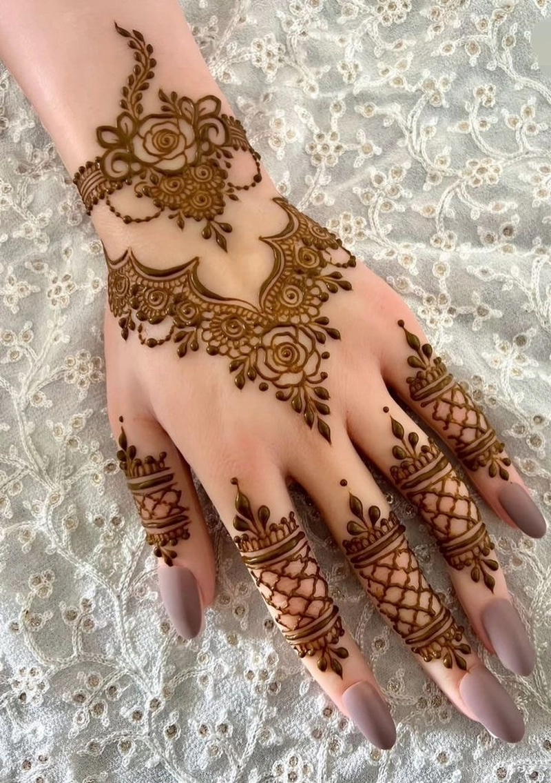 indian wedding mehndi designs full hand