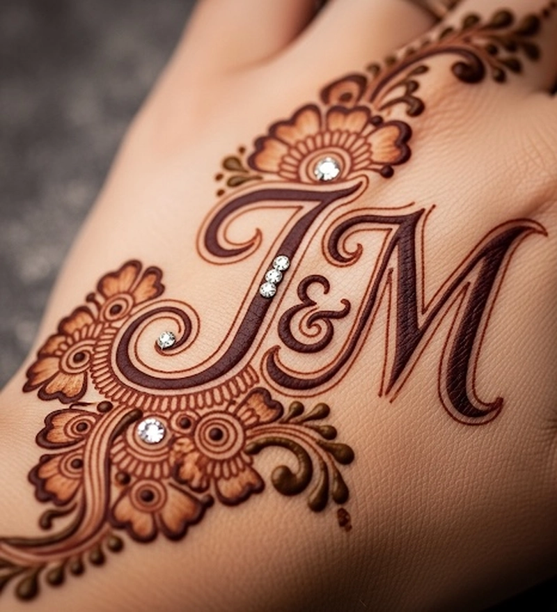 j m mehndi design