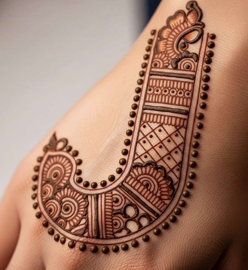 j mehndi design simple