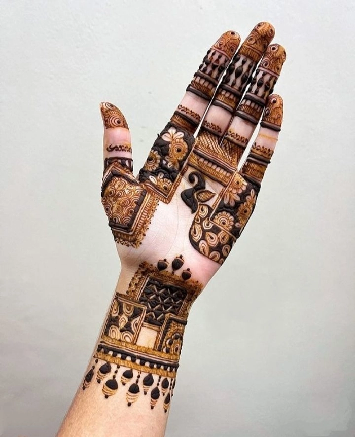 janmashtami special mehndi design easy