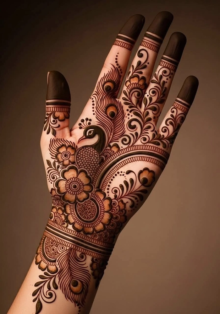 janmashtami special mehndi design
