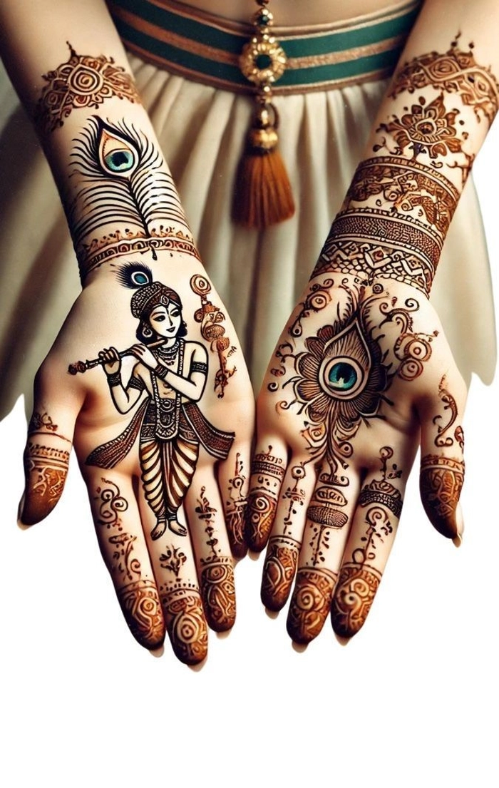 janmashtami special mehndi