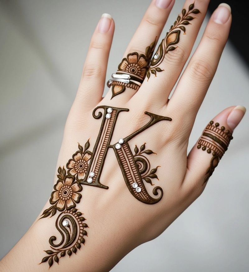 k mehndi design tattoo photo